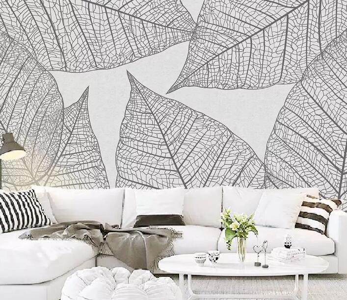 3D Leaf Texture WG1020 Wall Murals