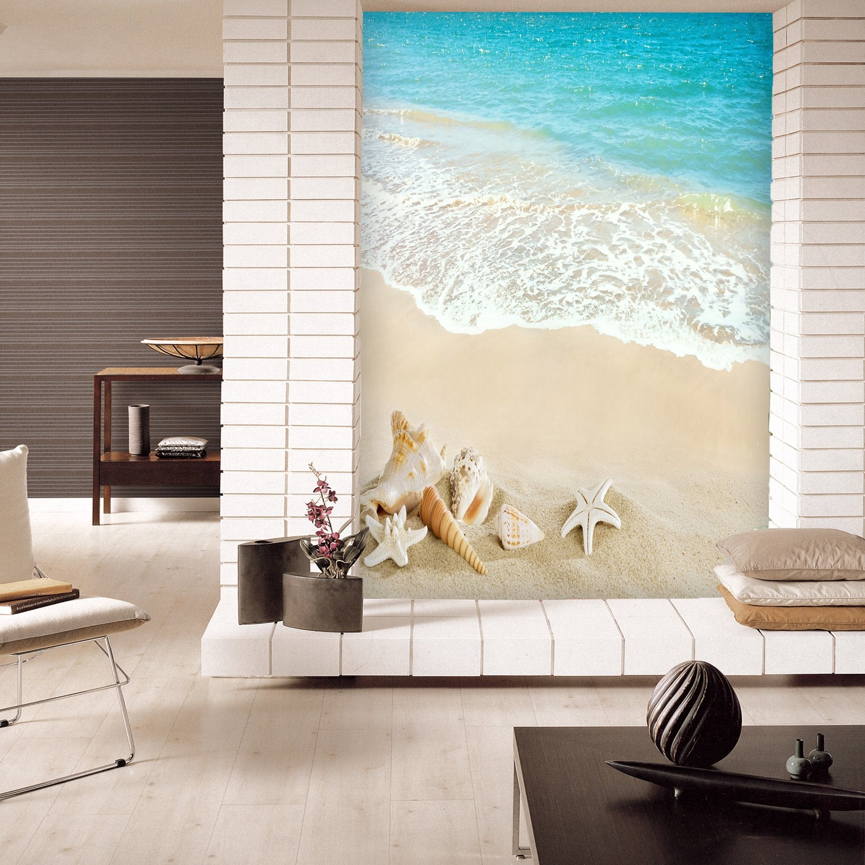3D Beach Shell 103 Wall Murals Wallpaper AJ Wallpaper 