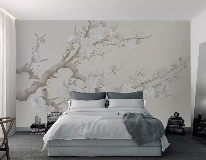 3D Flower Branches WG05 Wall Murals Wallpaper AJ Wallpaper 2 