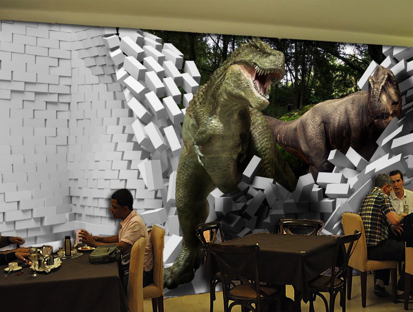 3D Fierce Dinosaur 82 Wallpaper AJ Wallpaper 