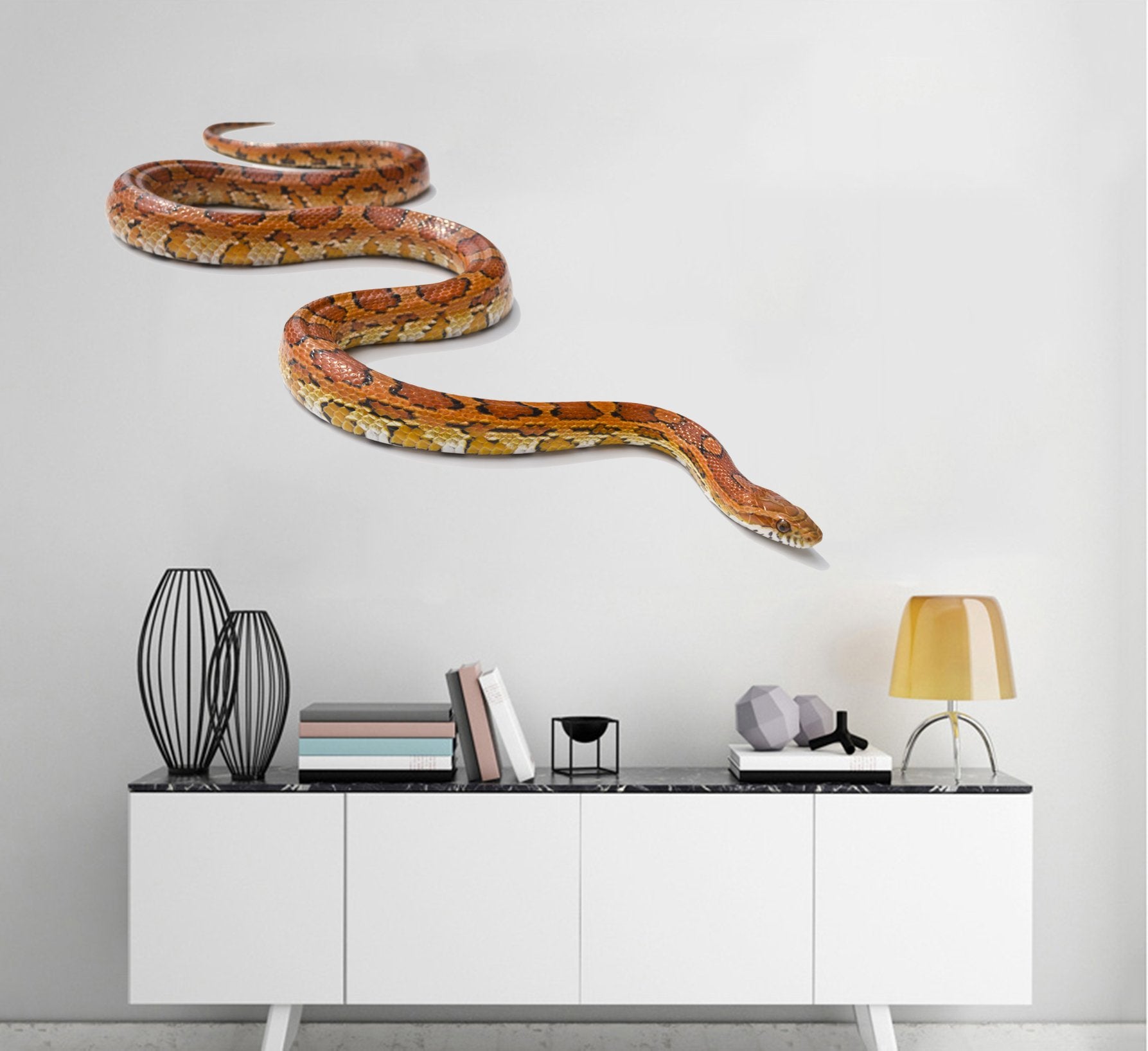 3D Snake 027 Animals Wall Stickers Wallpaper AJ Wallpaper 