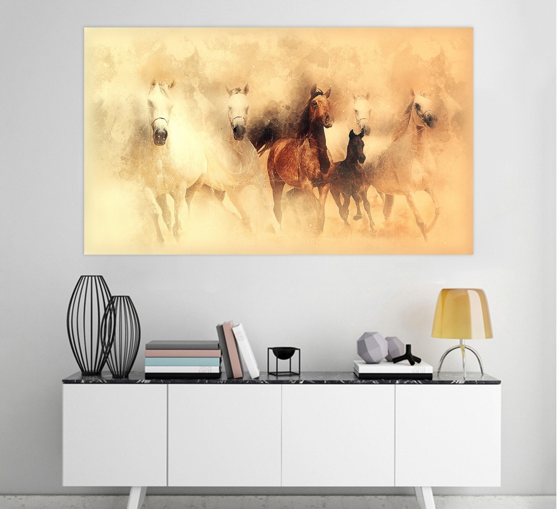 3D Wild Horse 84 Animal Wall Stickers Wallpaper AJ Wallpaper 2 