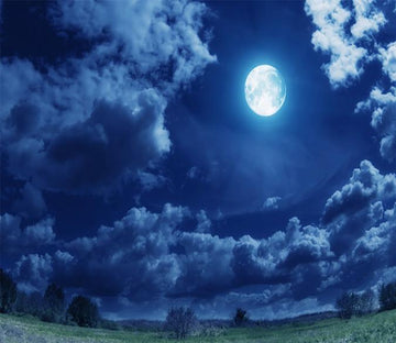 3D Bright Moon Sky 239 Wallpaper AJ Wallpaper 