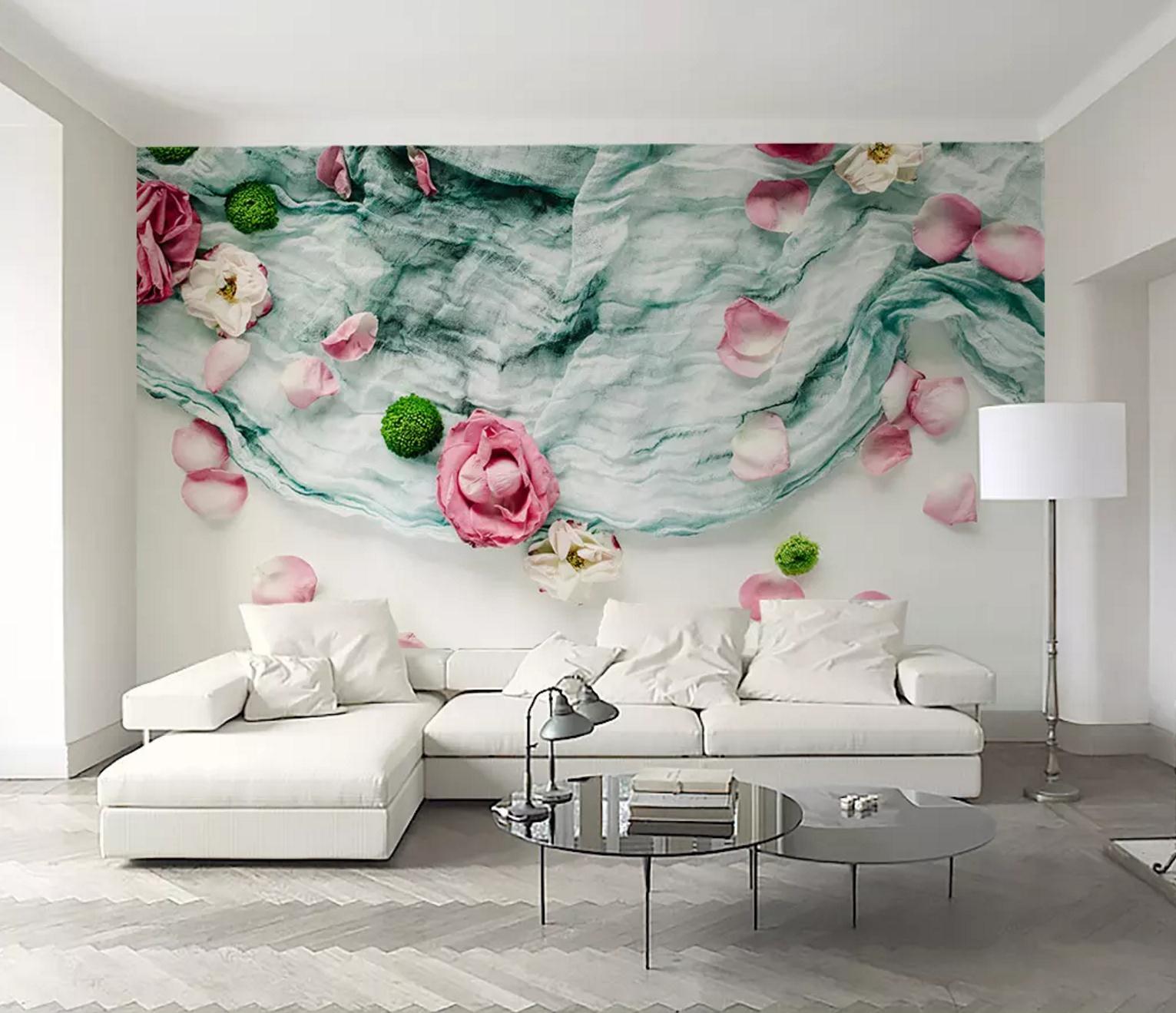 3D Rose Petal WC336 Wall Murals