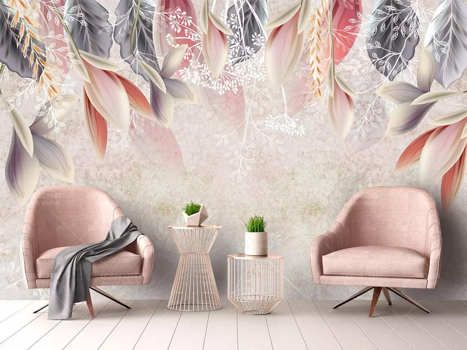 3D Pink Flower WC437 Wall Murals