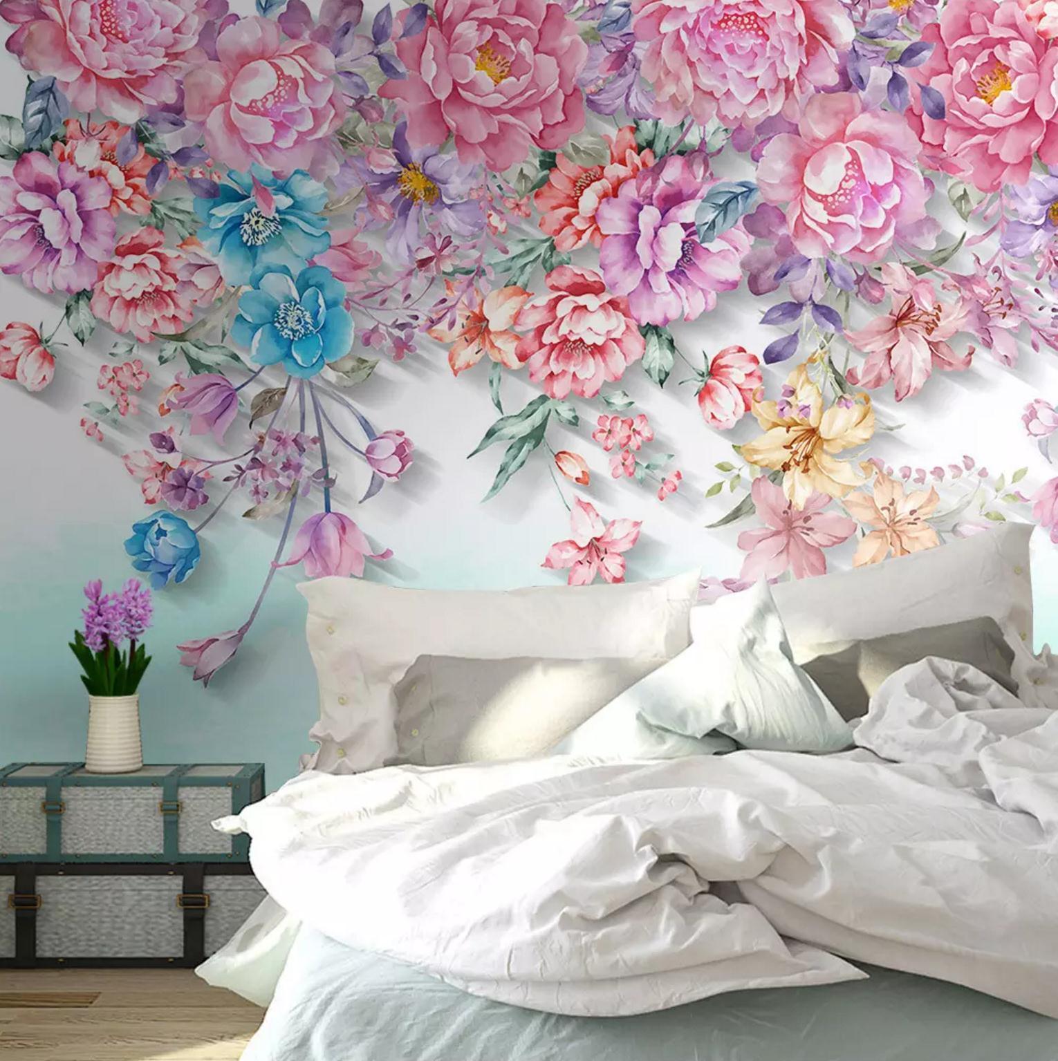 3D Fragrant Flower 383 Wallpaper AJ Wallpaper 