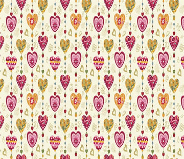 3D Heart Flowers 398 Wallpaper AJ Wallpaper 