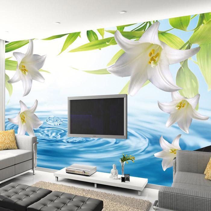 3D Lily River 029 Wallpaper AJ Wallpaper 