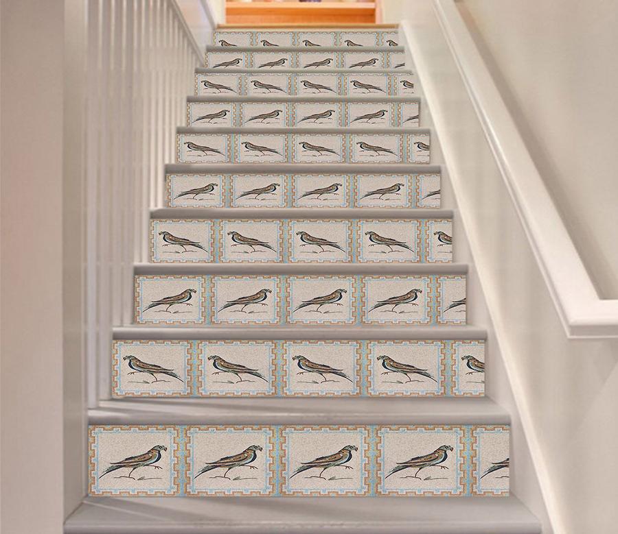 3D Birds 3769 Stair Risers Wallpaper AJ Wallpaper 
