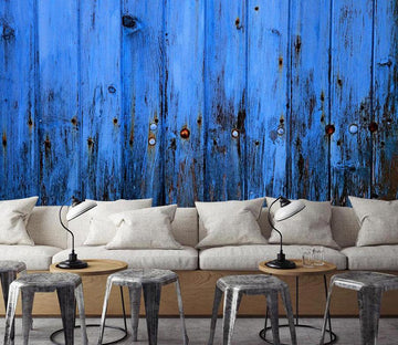 3D Blue Wood Patter 728 Wallpaper AJ Wallpaper 