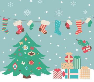 3D Christmas Sock Gifts 551 Wallpaper AJ Wallpaper 