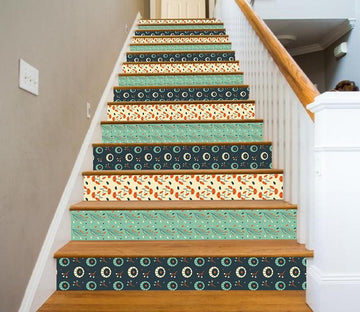 3D Color Pattern 466 Stair Risers Wallpaper AJ Wallpaper 