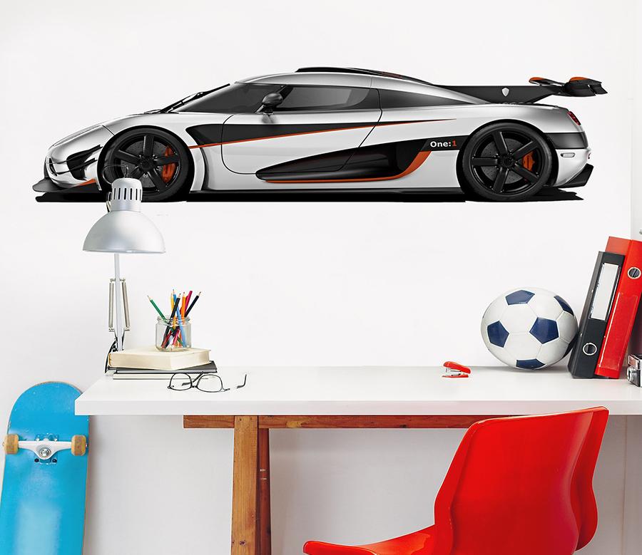 3D Königseg One White 0291 Vehicles Wallpaper AJ Wallpaper 