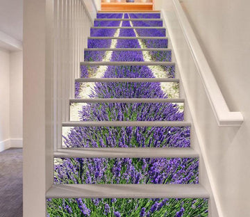 3D Lavender 6157 Stair Risers Wallpaper AJ Wallpaper 