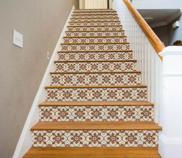 3D Retro Pattern 374 Stair Risers Wallpaper AJ Wallpaper 