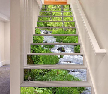3D Rivulet 4267 Stair Risers Wallpaper AJ Wallpaper 