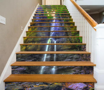 3D Waterfall 2313 Stair Risers Wallpaper AJ Wallpaper 