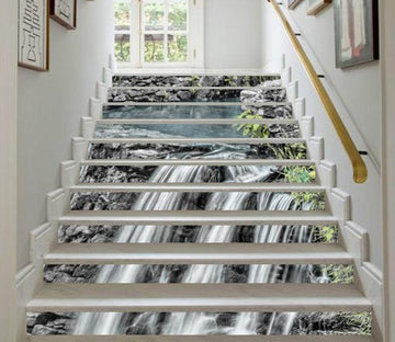3D Waterfall 3596 Stair Risers Wallpaper AJ Wallpaper 