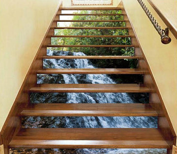3D Waterfall 6286 Stair Risers Wallpaper AJ Wallpaper 