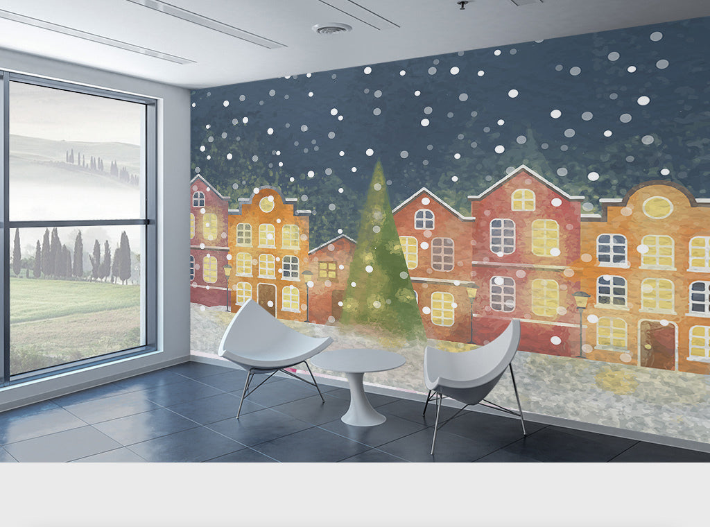 3D Christmas Tree WG409 Wall Murals