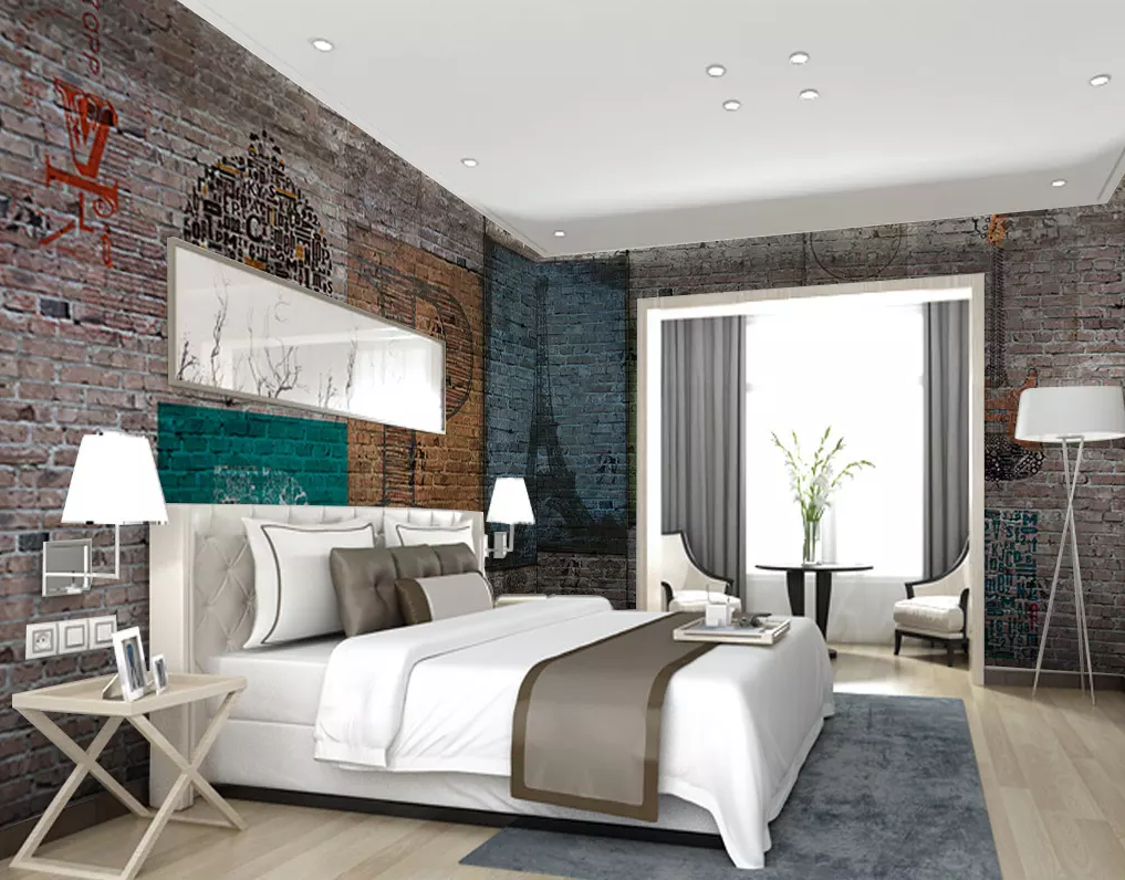 3D Wall Painting Tower 268 Wallpaper AJ Wallpaper 2 