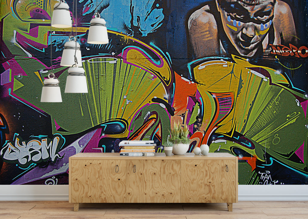 3D Watercolor Man WG474 Wall Murals