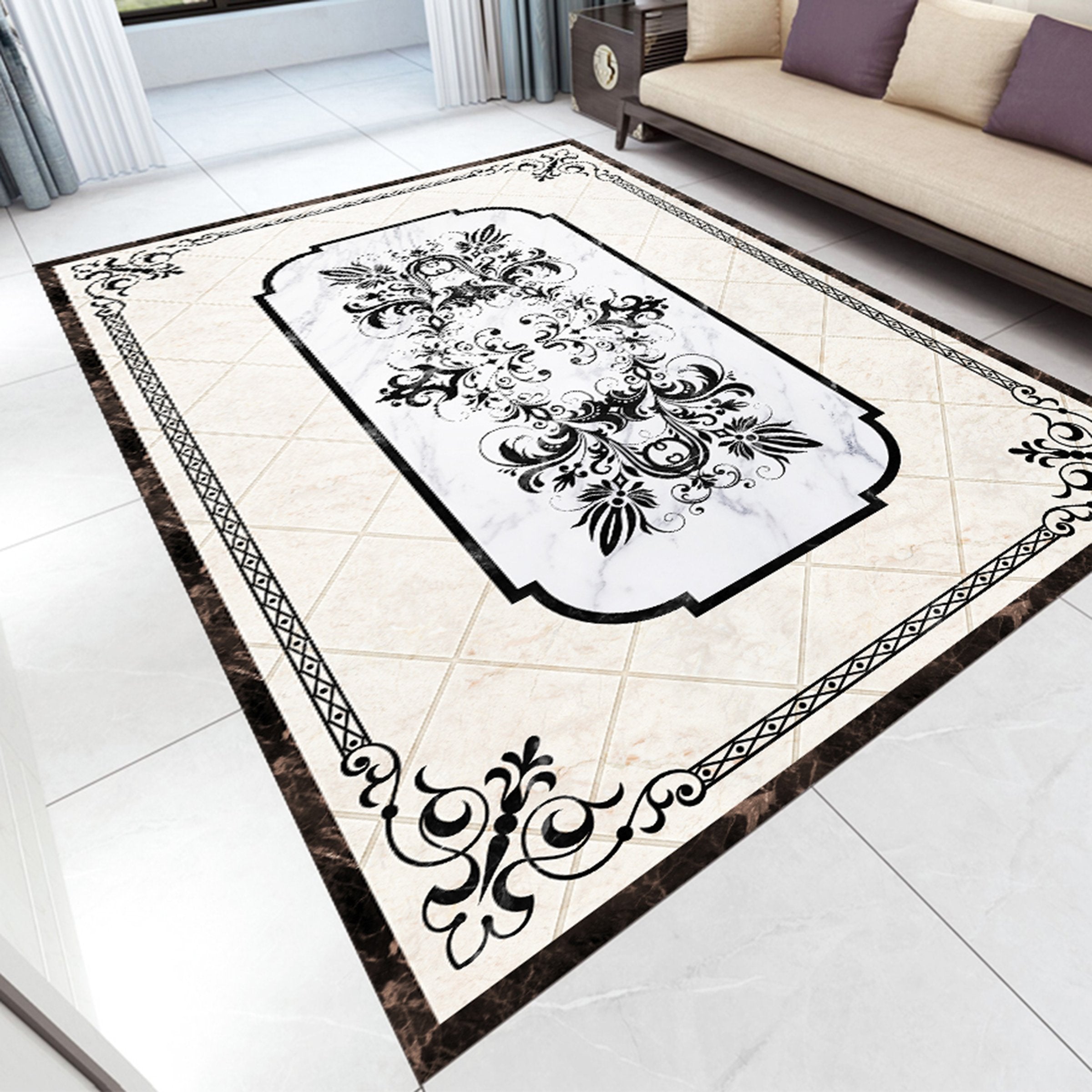 3D Religious Pattern WG238 Floor Mural Wallpaper AJ Wallpaper 2 