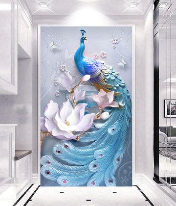 3D Peacock 83 Wall Murals Wallpaper AJ Wallpaper 2 