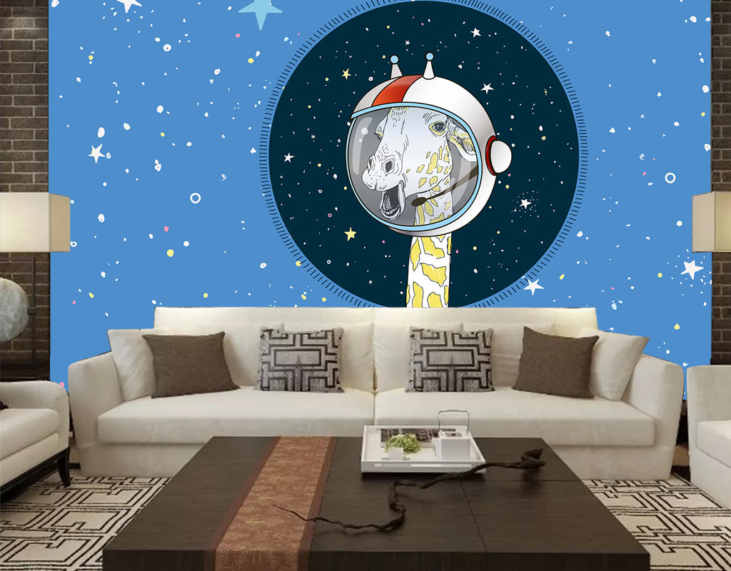 3D Star Giraffe WG406 Wall Murals