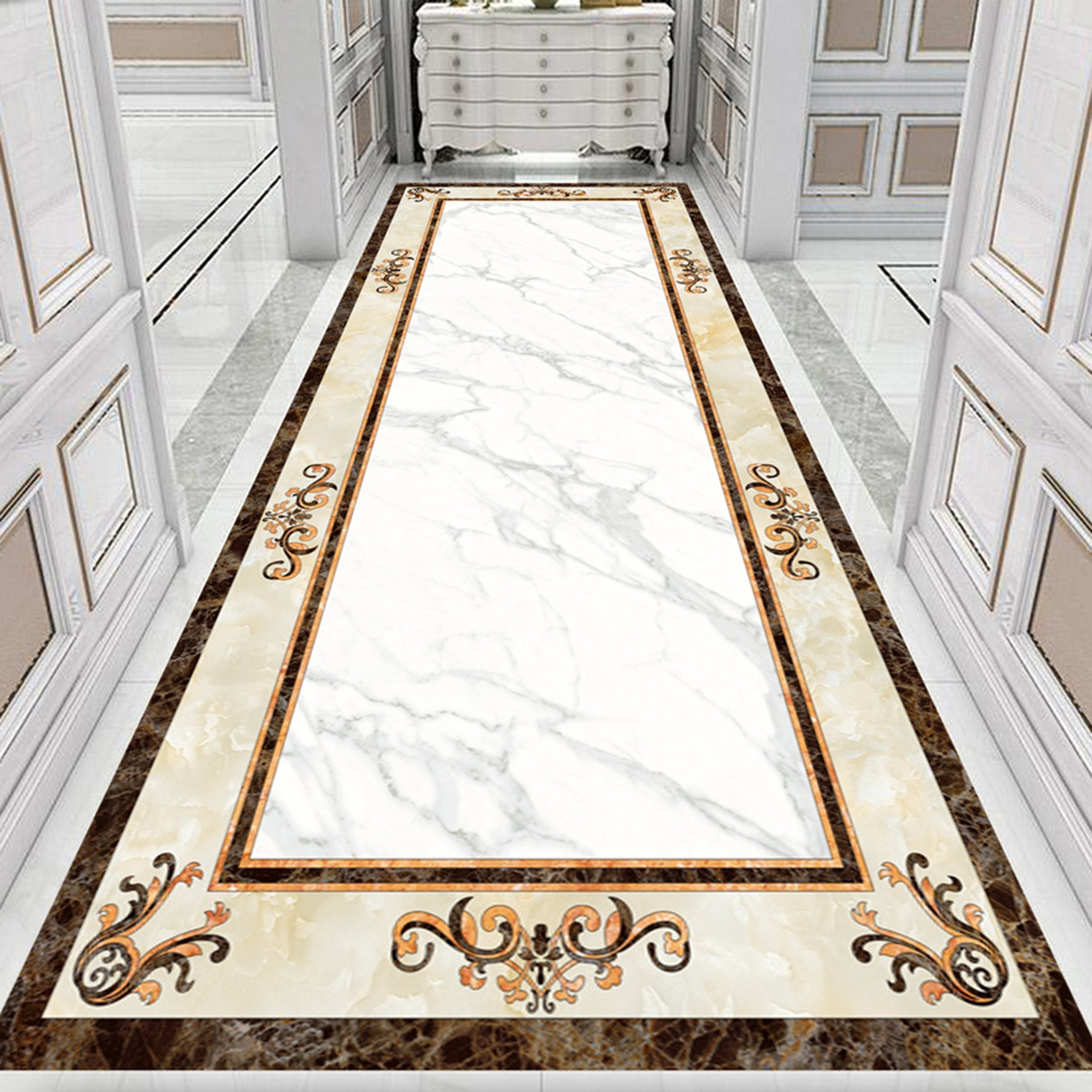 3D Yellow Lace WG244 Floor Mural Wallpaper AJ Wallpaper 2 