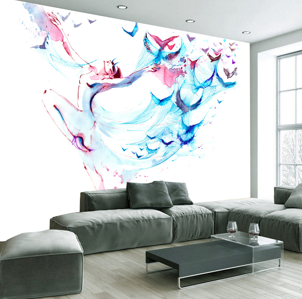 3D Butterfly Dance WG319 Wall Murals