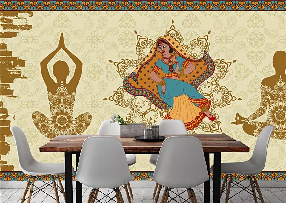 3D Indian Dance 334 Wallpaper AJ Wallpaper 