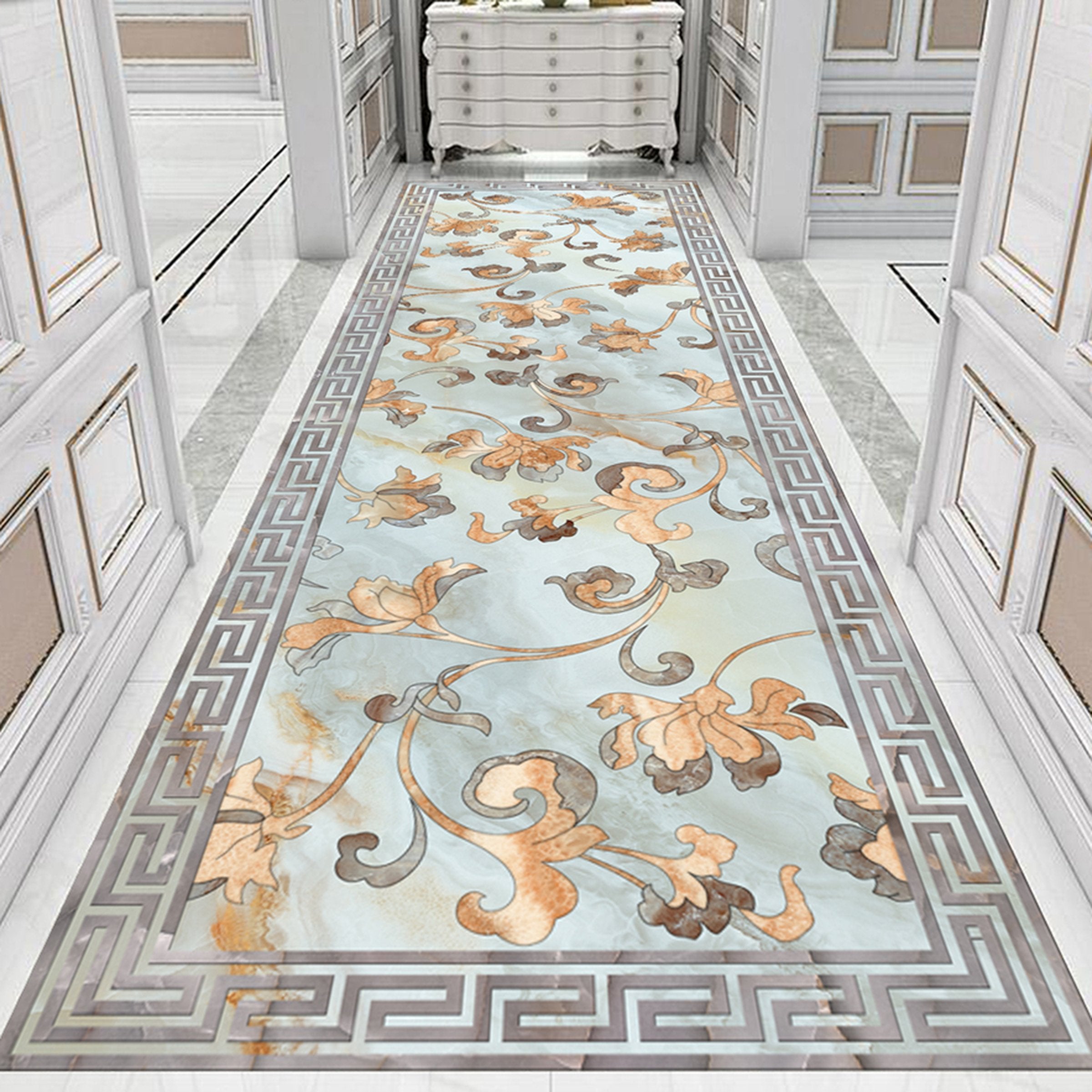 3D Colored Leaves WG702 Floor Mural Wallpaper AJ Wallpaper 2 