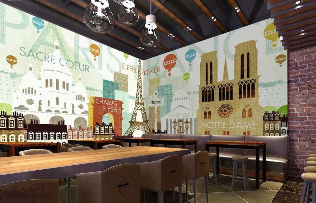 3D Graffiti Eiffel Tower 18 Wallpaper AJ Wallpaper 2 