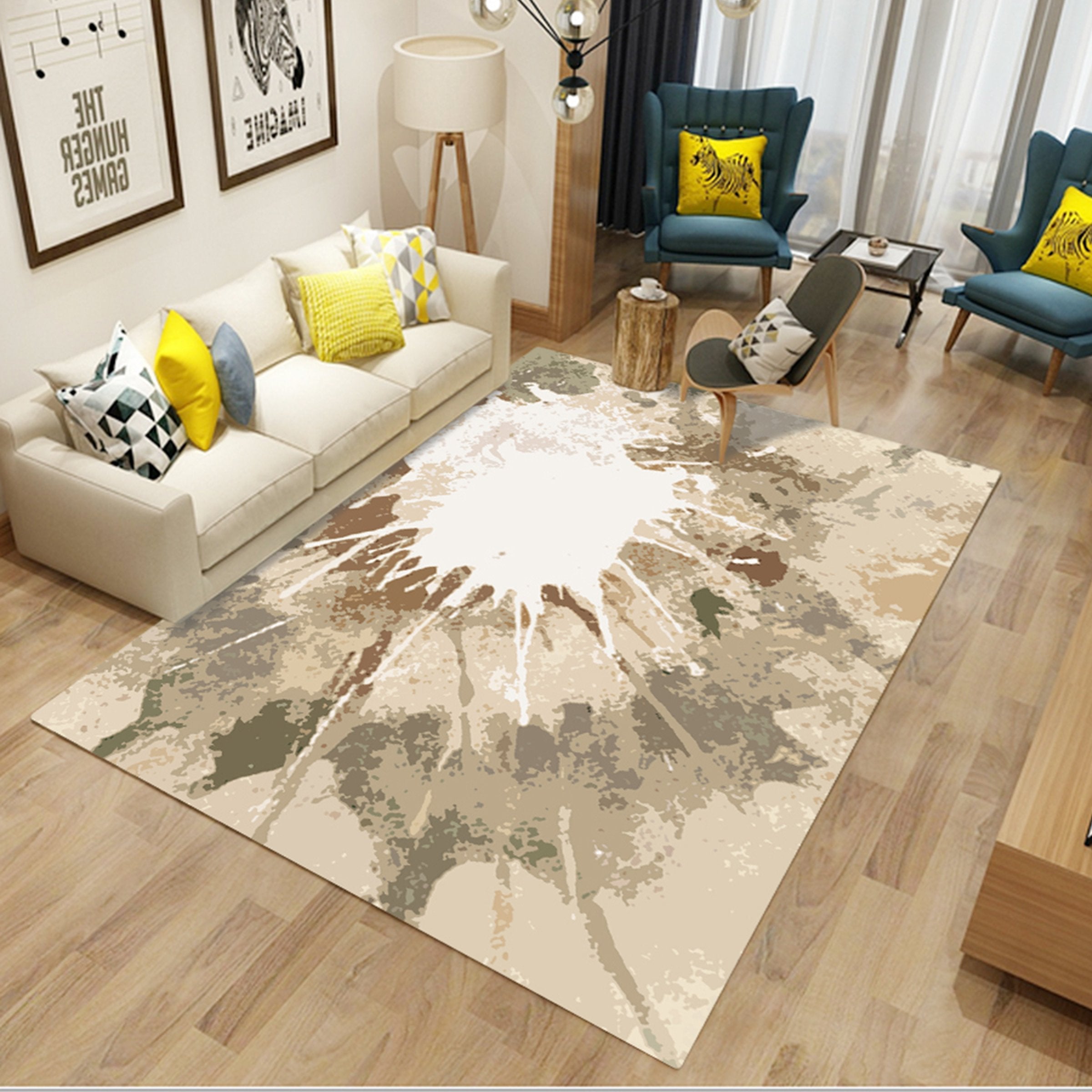 3D Color Inkjet WG282 Non Slip Rug Mat Mat AJ Creativity Home 