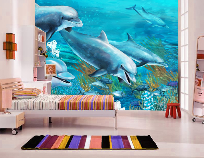 Cute Dolphins Wallpaper AJ Wallpaper 