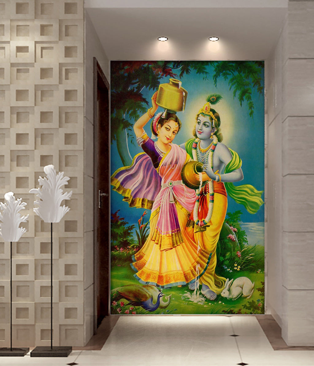 3D Girl Kettle WG172 Wall Murals