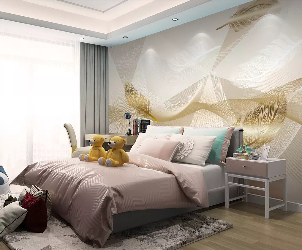 3D Soft Feather 296 Wallpaper AJ Wallpaper 2 