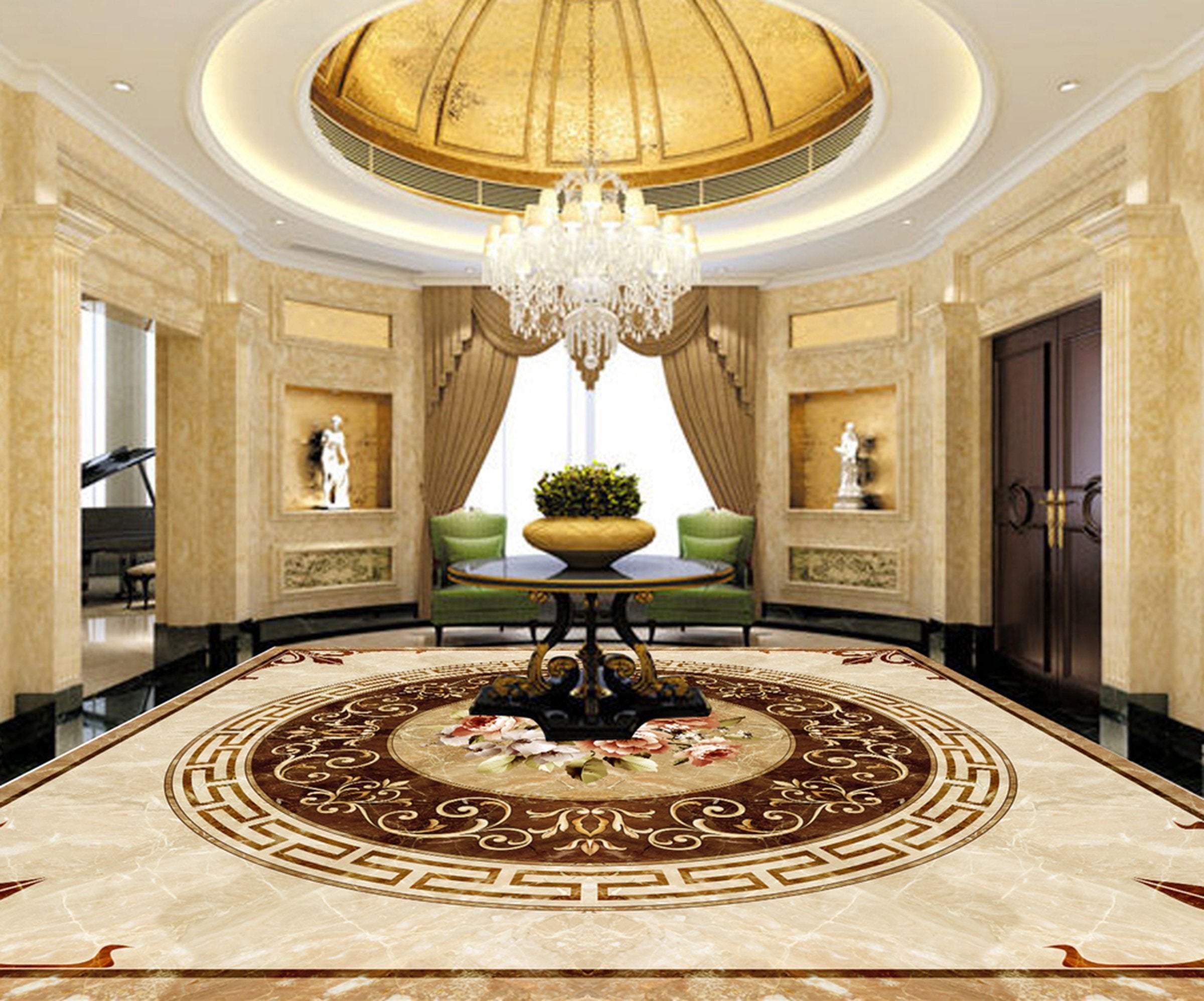 3D Colorful Pattern WG075 Floor Mural Wallpaper AJ Wallpaper 2 