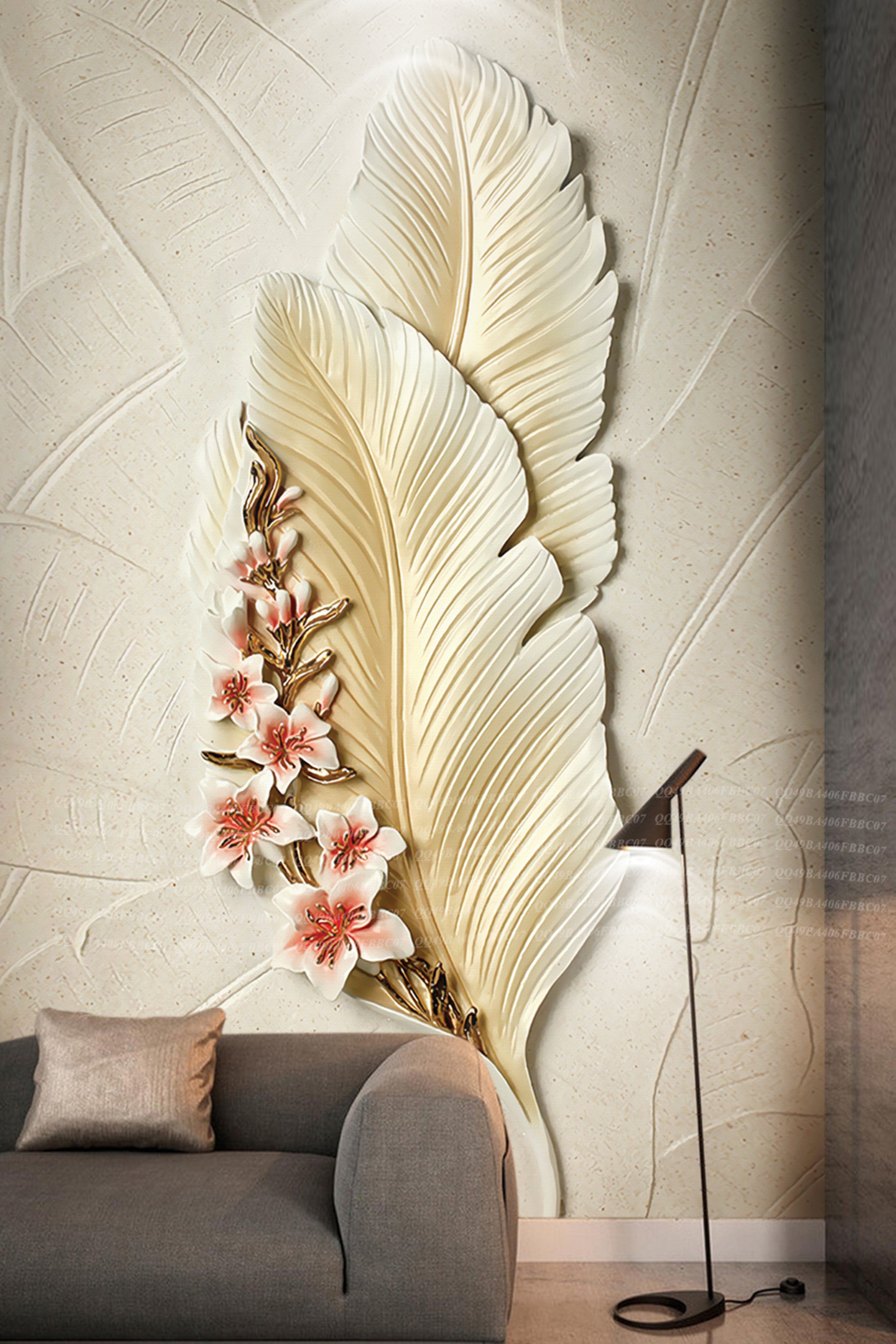 3D Banana Leaf WG039 Wall Murals