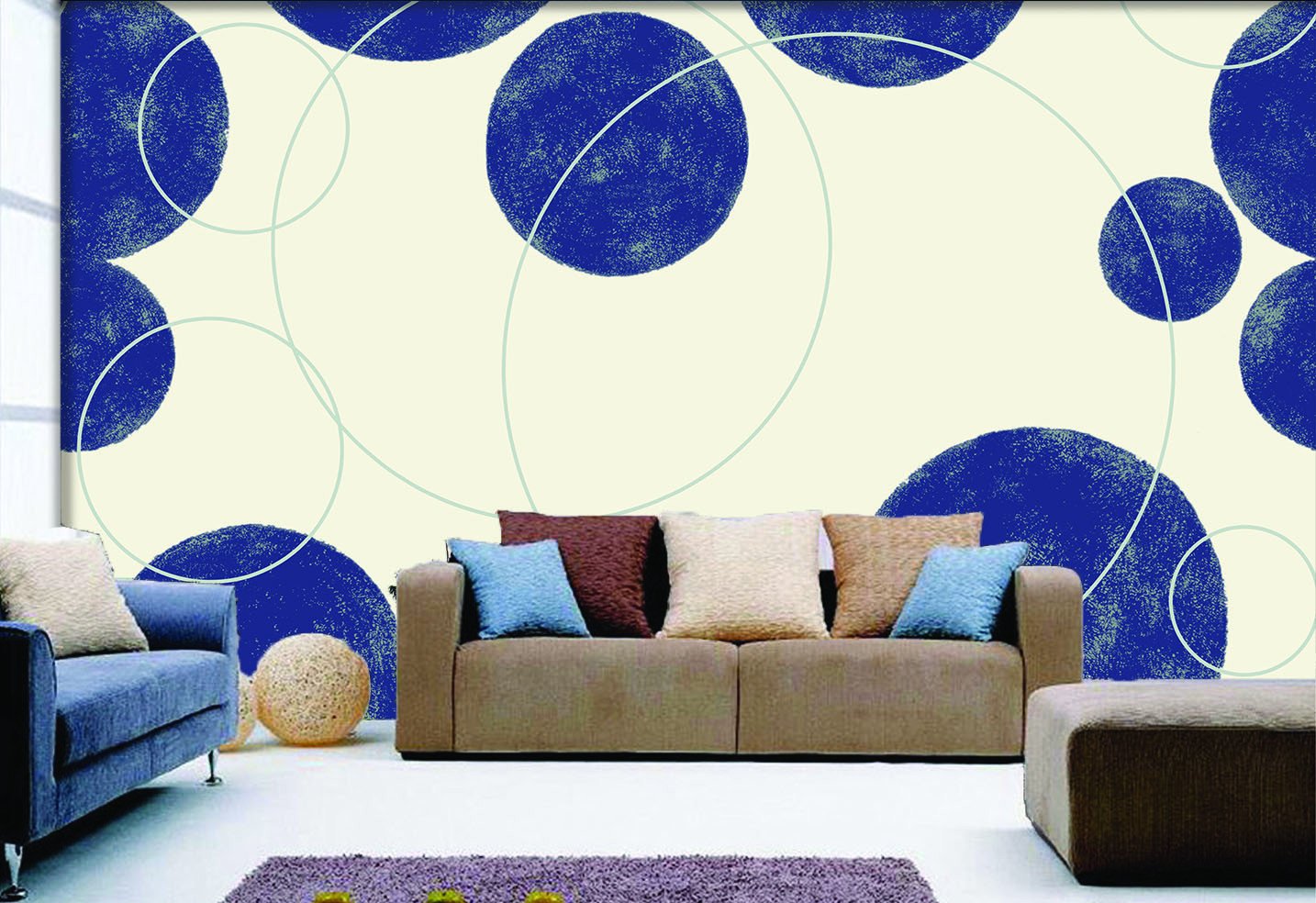 Circles Wallpaper AJ Wallpaper 