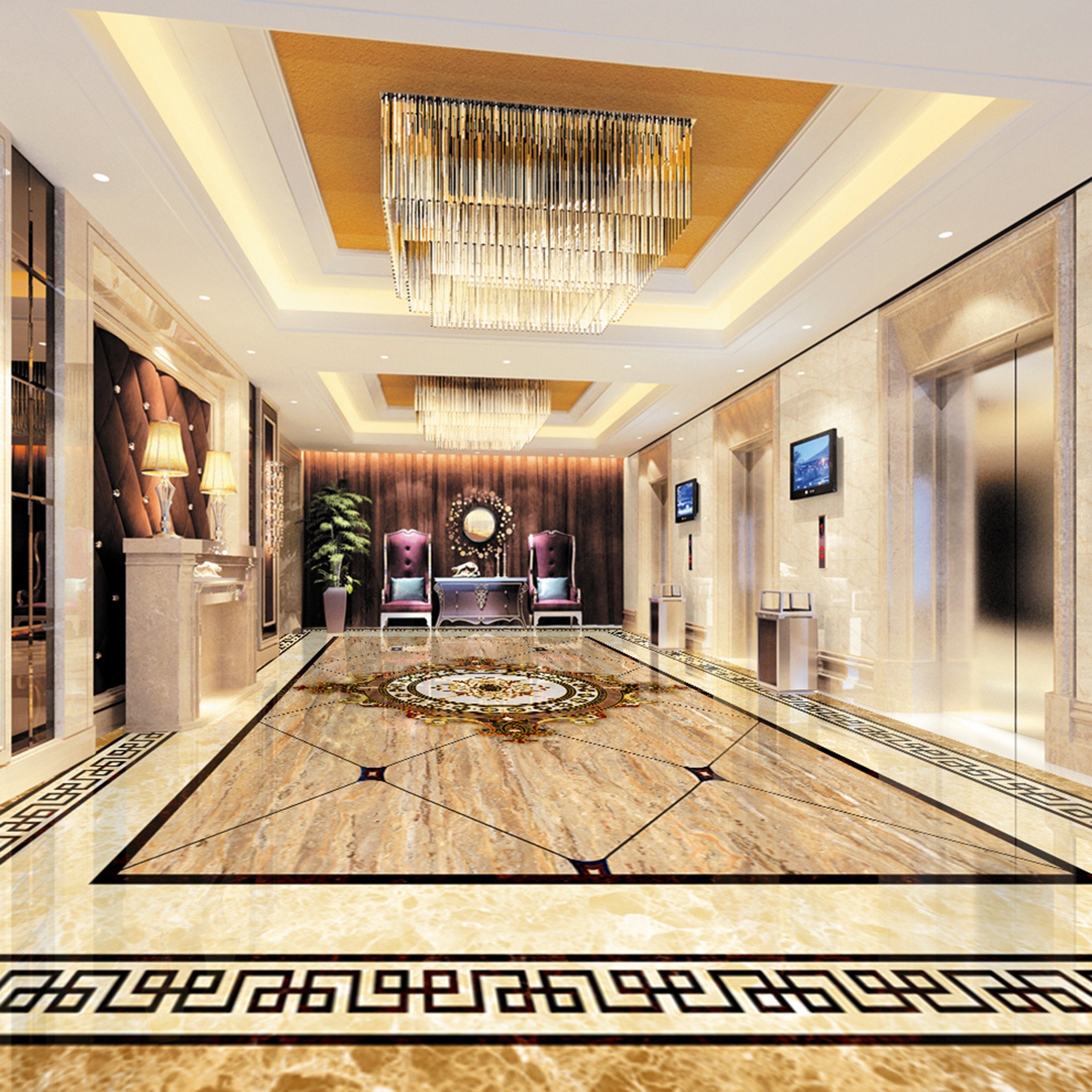 3D Black Diamond WG563 Floor Mural Wallpaper AJ Wallpaper 2 