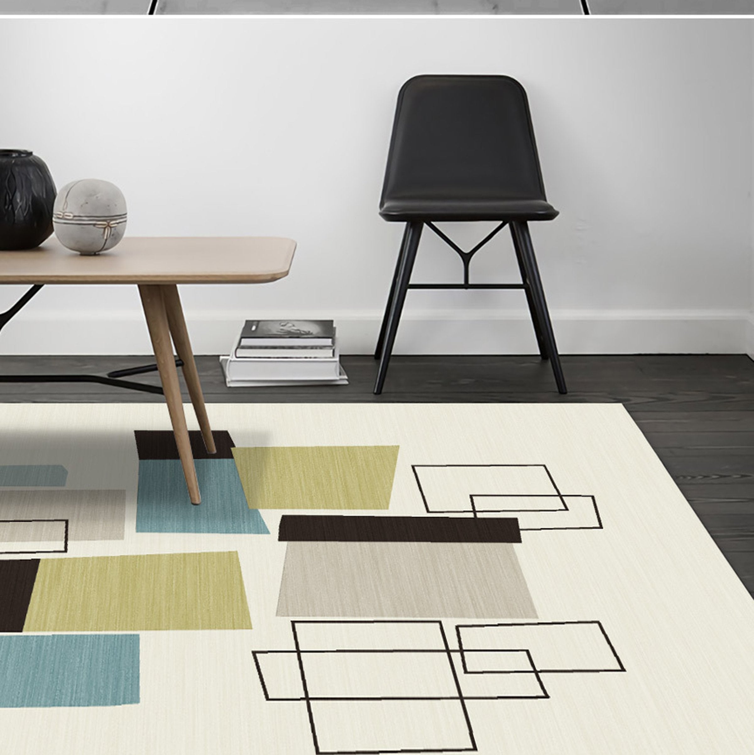 3D Modern Geometric Pattern WG411 Non Slip Rug Mat Mat AJ Creativity Home 