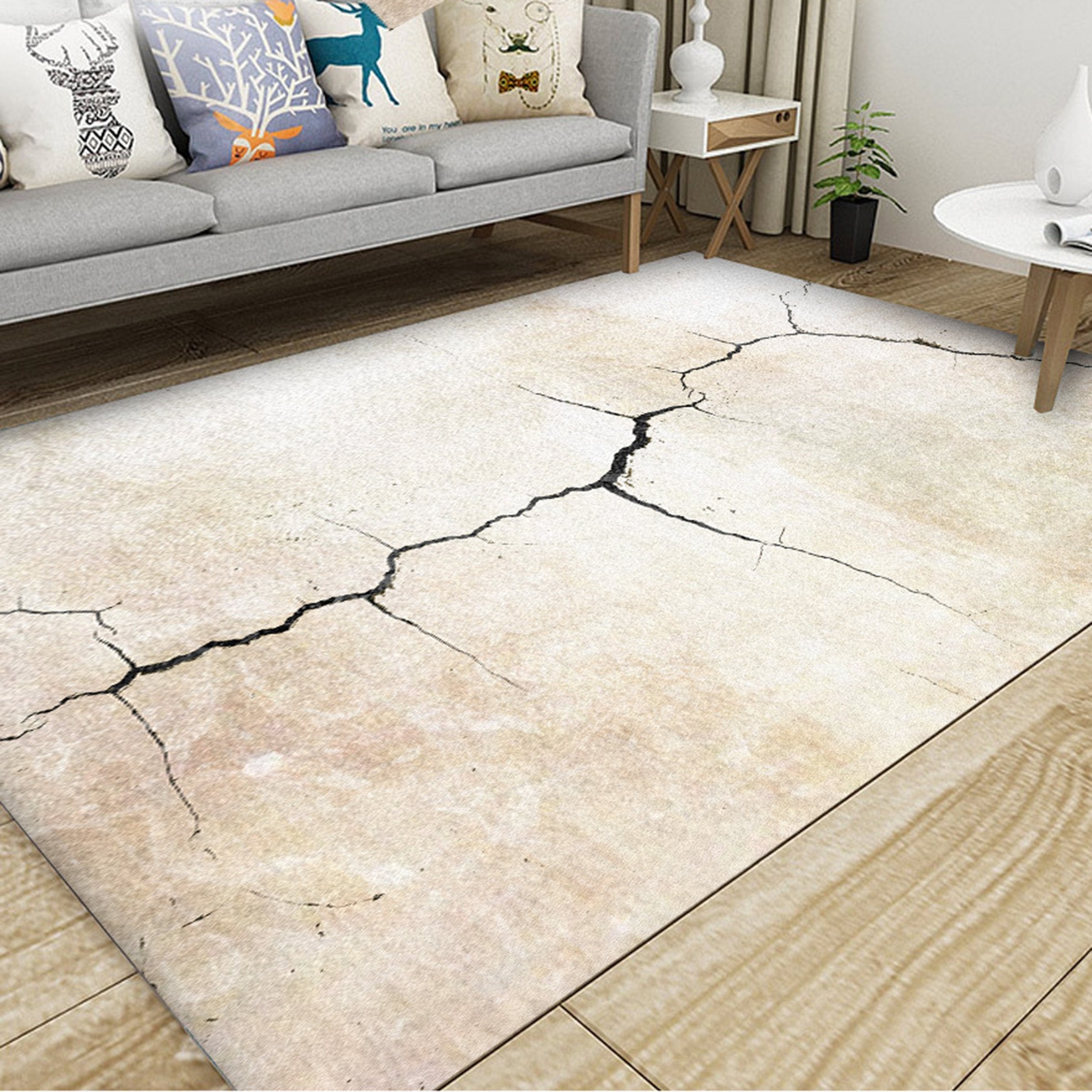 3D Crack WG286 Non Slip Rug Mat Mat AJ Creativity Home 
