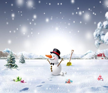 3D Christmas Smile Snowman 238 Wallpaper AJ Wallpaper 
