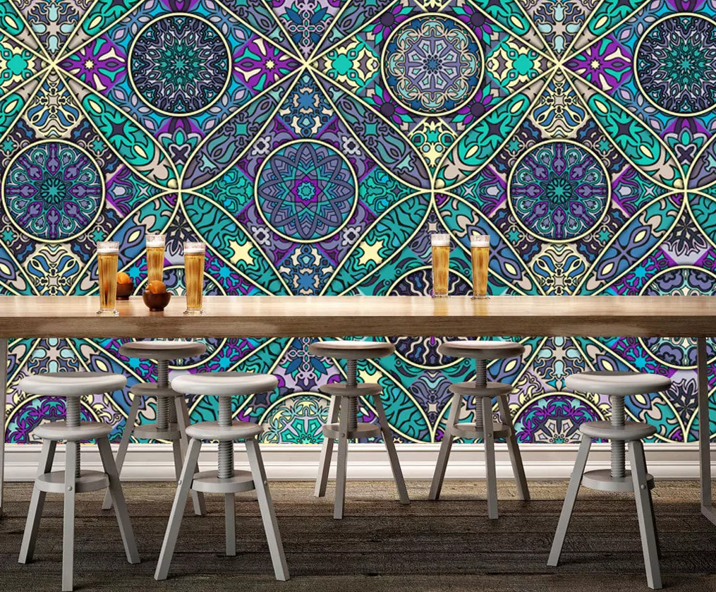 3D Blue Background Pattern 412 Wallpaper AJ Wallpaper 2 