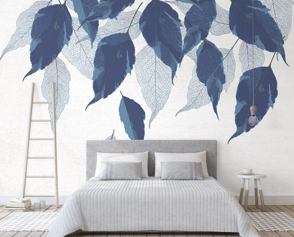 3D Big Leaves WG364 Wall Murals