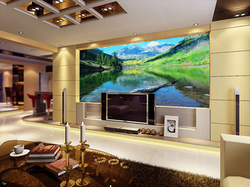 Valley Lake Wallpaper AJ Wallpaper 