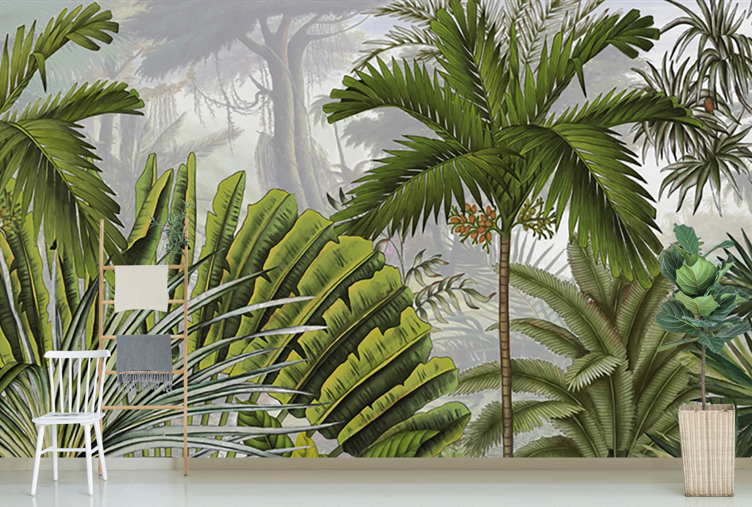 3D Green Forest 1508 Wall Murals