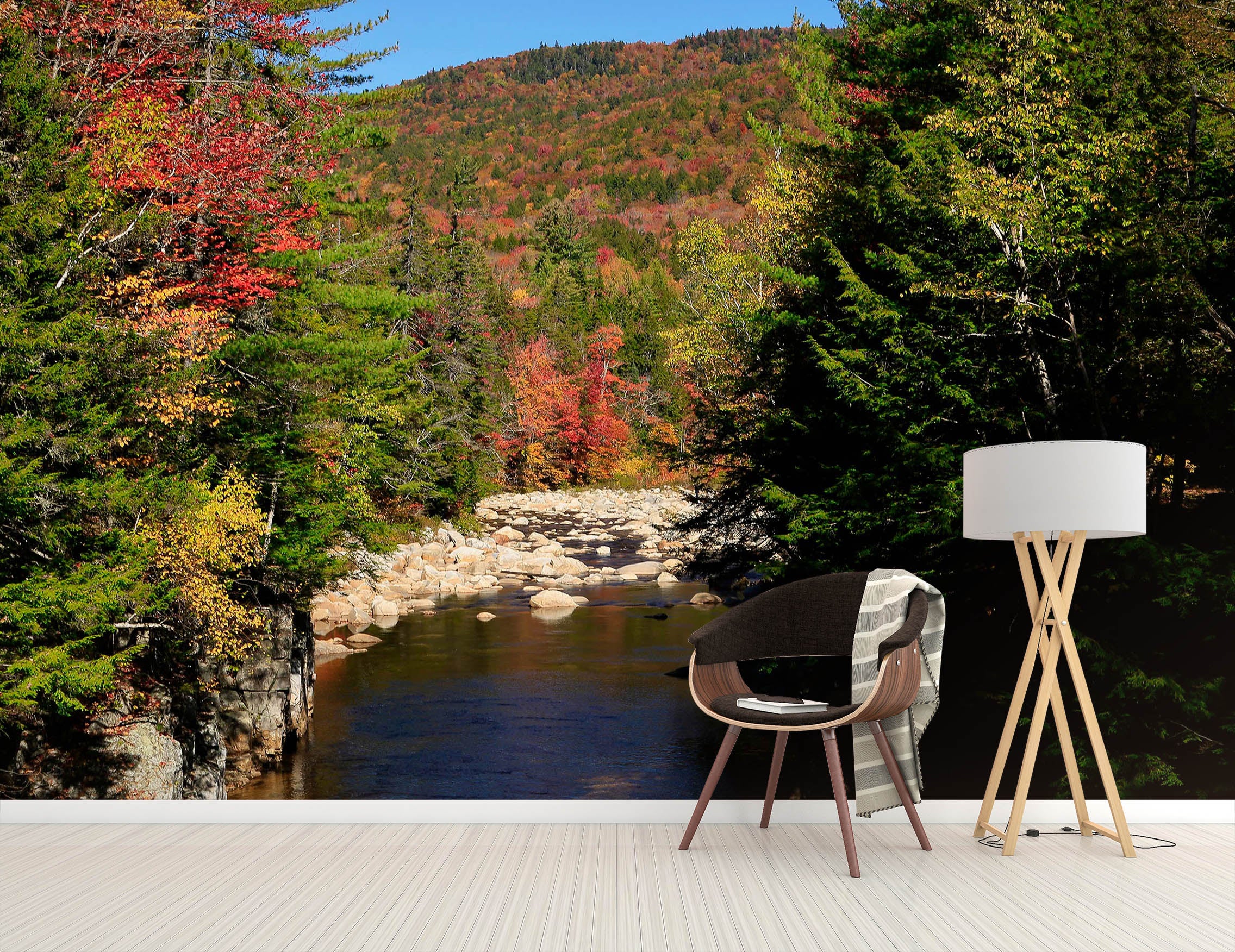 3D River Bend 62092 Kathy Barefield Wall Mural Wall Murals